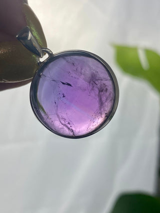 Amethyst in Sterling Silver Pendant from Curious Muse Crystals Tagged with amethyst, crystal energy, Crystal Jewelry, extra dark amethyst, hide-notify-btn, purple, reiki healing, silver crystal jewel, sterling silver, witchy jewelry