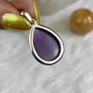 Amethyst in Sterling Silver Pendant from Curious Muse Crystals Tagged with amethyst, crystal energy, Crystal Jewelry, extra dark amethyst, hide-notify-btn, purple, reiki healing, silver crystal jewel, sterling silver, witchy jewelry