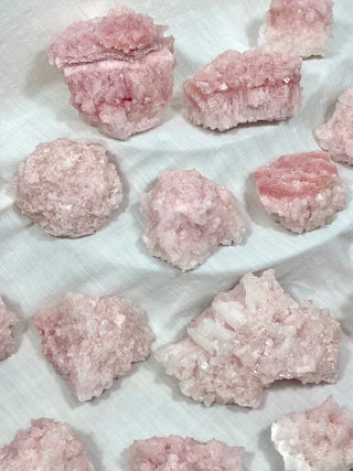 Halite from Owen’s Lake, California - Medium from Curious Muse Crystals Tagged with California, Crystal healing, genuine crystal, halite, hide-notify-btn, natural mineral, pink, raw mineral, reiki crystal, salt, USA