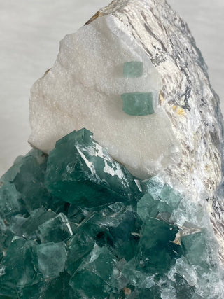 Cubic Green Fluorite from Madagascar from Curious Muse Crystals Tagged with crystal energy, cubic, fluorescence, fluorite, green, hide-notify-btn, madagascar, reiki healing