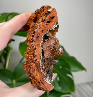 Calcite over Goethite and Limonite | Santa Eulalia, Mexico | G3 from Curious Muse Crystals Tagged with black, brown, calcite, crystal energy, goethite, hide-notify-btn, limonite, mexico, red, reiki healing, santa eulalia, yellow