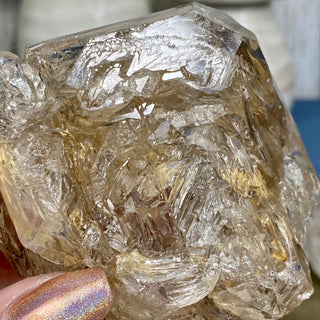 Elestial Fenster Quartz from Mexico | Self-Discovery from Curious Muse Crystals Tagged with clear, double terminated, elestial, enhydro, fenster, hide-notify-btn, mexico, quartz, yellow