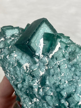 Cubic Green Fluorite with Phantoms from Madagascar from Curious Muse Crystals Tagged with crystal energy, cubic, fluorescence, fluorite, green, hide-notify-btn, madagascar, reiki healing