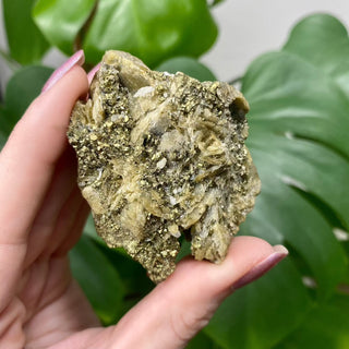 Siderite with Chalcopyrite from Kaiwu Mine, China from Curious Muse Crystals Tagged with brown, chalcopyrite, hide-notify-btn, raw mineral, siderite, yellow