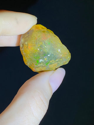 Raw Welo Opal from Ethiopia | Water Opal from Curious Muse Crystals Tagged with Ethiopian opal, flashy opal, hide-notify-btn, opal, rainbow, raw, Welo Opal