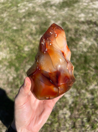 Carnelian Agate XL Flame | Red Agate from Madagascar
