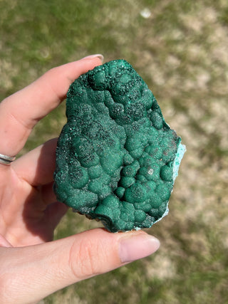 Malachite Botryoidal Raw Specimen | Green Copper Based Crystal