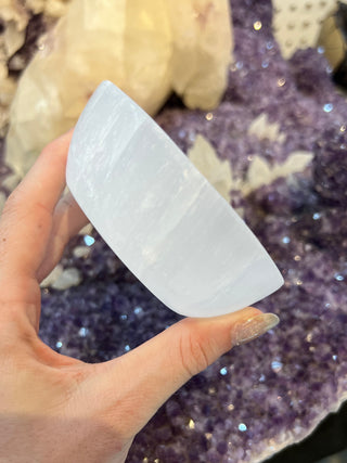 Selenite Round Bowl | Satin Spar Gypsum