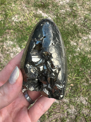 Pyrite Semi-Polished Free Form | Brazil