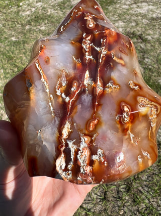 Carnelian Agate XL Flame | Red Agate from Madagascar