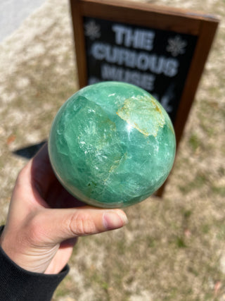 Green Fluorite Sphere from Madagascar