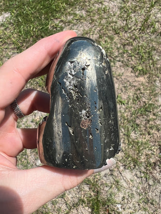 Pyrite Semi-Polished Free Form | Brazil