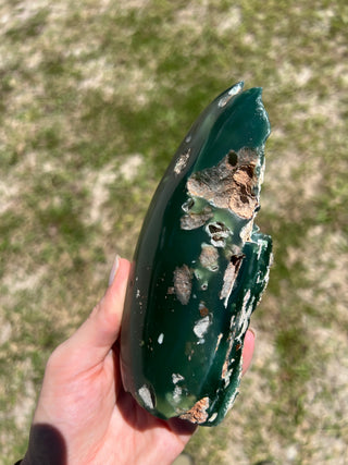 Chrome Chalcedony XL Semi-Polished Mtorolite | Zimbabwe