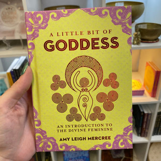 Little Bit of Goddess: An Introduction to the Divine Feminine from Curious Muse Crystals Tagged with divine feminine, goddess, little bit, modern witch, mother maiden crone, self care, spiral, witch book