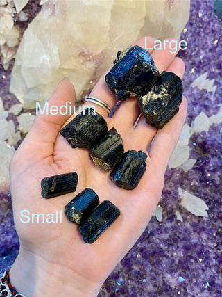 Black Tourmaline Raw Chunks