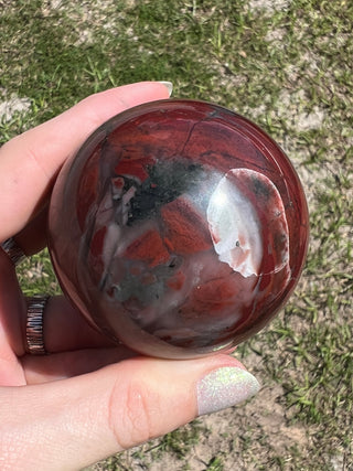 Bloodstone Sphere Heliotrope | High Red Variety