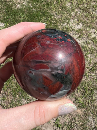 Bloodstone Sphere Heliotrope | High Red Variety