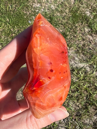 Carnelian Agate Flame | Red Agate from Madagascar