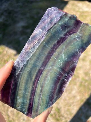 Rainbow Fluorite Slab from Mexico