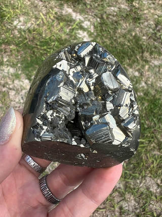 Pyrite Semi-Polished Free Form | Brazil