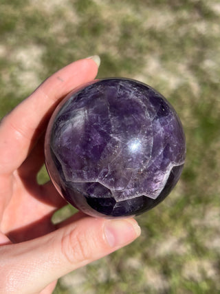 Amethyst Chevron Sphere | Brazil
