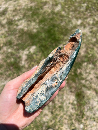 Chrome Chalcedony XL Semi-Polished Mtorolite | Zimbabwe