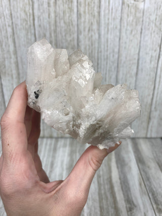 Danburite Raw Crystal Cluster | Caracas, Mexico from Curious Muse Crystals Tagged with clear, crown chakra, Crystal healing, danburite, hide-notify-btn, pink, raw, raw crystal