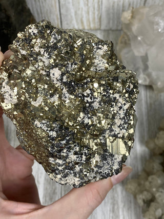 Pyrite Raw Cluster | Brazil from Curious Muse Crystals Tagged with fools gold, gold, golden pyrite, money magic, money rock, pyrite, raw, raw crystal, wealth crystal