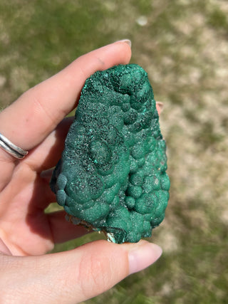 Malachite Botryoidal Raw Specimen | Green Copper Based Crystal