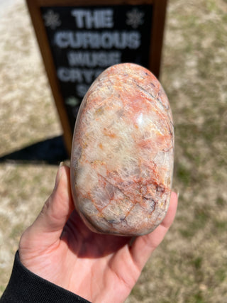 Red Moonstone Flashy Polished Crystal