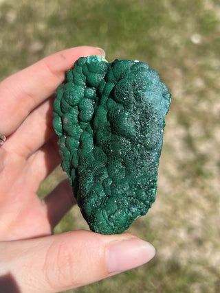 Malachite Botryoidal Raw Specimen | Green Copper Based Crystal