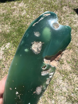 Chrome Chalcedony XL Semi-Polished Mtorolite | Zimbabwe