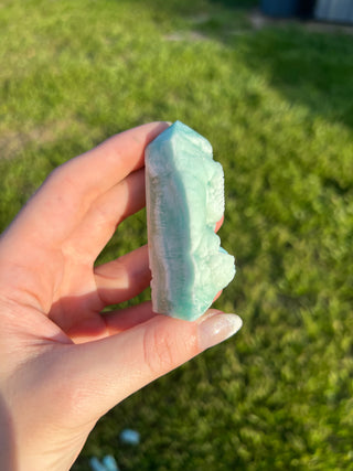 Blue Aragonite Tower | Caribbean Calcite Tower