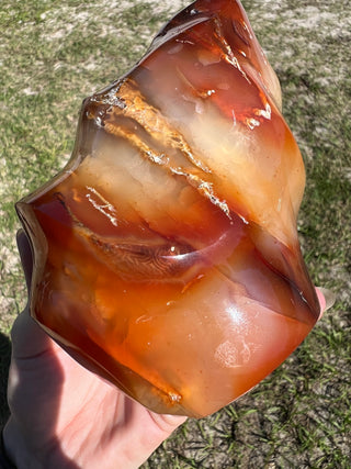 Carnelian Agate XL Flame | Red Agate from Madagascar