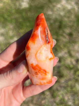 Carnelian Agate Flame | Red Agate from Madagascar