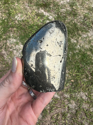Pyrite Semi-Polished Free Form | Brazil