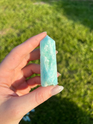 Blue Aragonite Tower | Caribbean Calcite Tower
