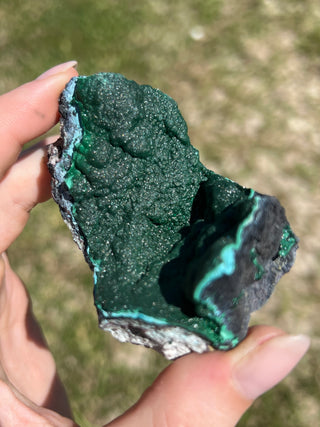 Malachite Botryoidal Raw Specimen | Green Copper Based Crystal