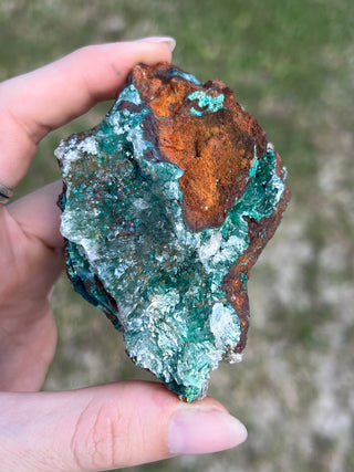 Green Rosasite with Aurichalcite Raw Specimen | Ojuela Mine, Mexico
