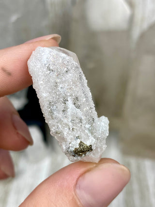 Danburite Raw Crystal Termination | Caracas, Mexico from Curious Muse Crystals Tagged with clear, crown chakra, Crystal healing, danburite, hide-notify-btn, pink, raw, raw crystal