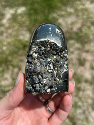 Pyrite Semi-Polished Free Form | Brazil