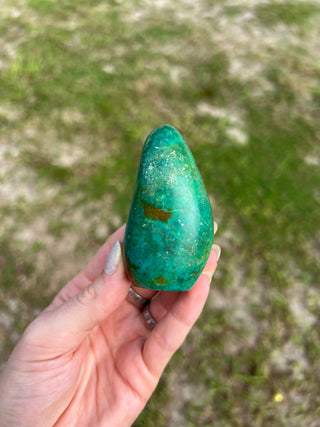 Peruvian Turquoise Freeform | Dark Green