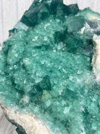 Cubic Green Fluorite with Phantoms | Madagascar from Curious Muse Crystals Tagged with crystal energy, cubic, fluorescence, fluorite, green, hide-notify-btn, madagascar, reiki healing