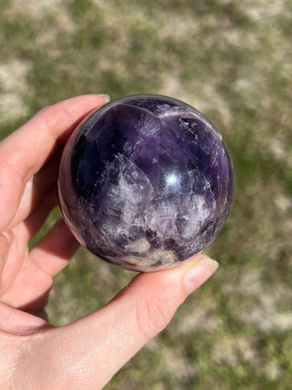 Amethyst Chevron Sphere | Brazil
