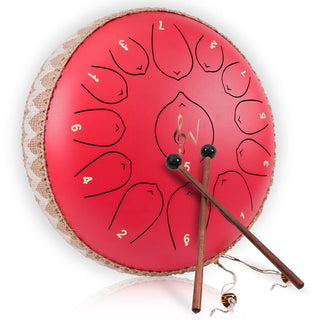 Steel Tongue Drum 12 Inch 13 Notes from Wise Harmony Tagged with instrument, meditation, meditation tool, music, sacred sound, sacred space, sound healing, steel drum, tongue drum