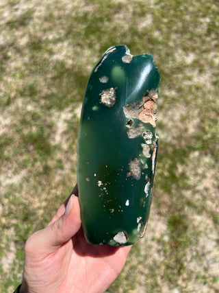Chrome Chalcedony XL Semi-Polished Mtorolite | Zimbabwe