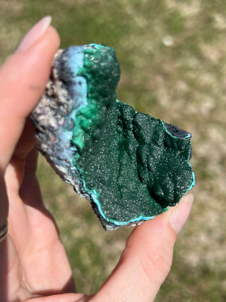 Malachite Botryoidal Raw Specimen | Green Copper Based Crystal