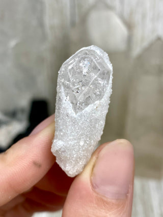 Danburite Raw Crystal Termination | Caracas, Mexico from Curious Muse Crystals Tagged with clear, crown chakra, Crystal healing, danburite, hide-notify-btn, pink, raw, raw crystal