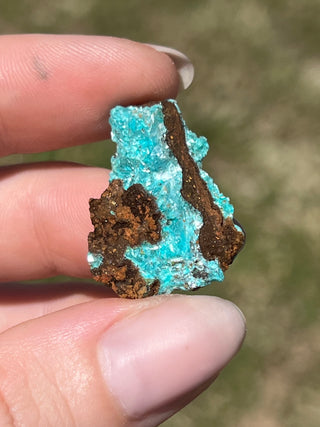 Rosasite with Aurichalcite Raw Specimen | Ojuela Mine, Mexico