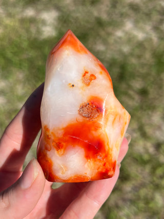 Carnelian Agate Flame | Red Agate from Madagascar